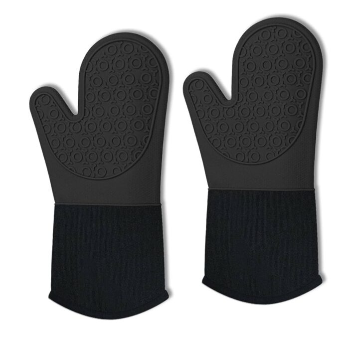 Chinese long leg silicone oven gloves دستکش فر سیلیکونی ساق بلند چینی - تصویر 1