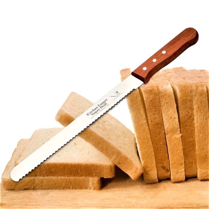 Coarse-grained-knife-with-wooden چاقو دنده درشت دسته چوبی - تصویر 1