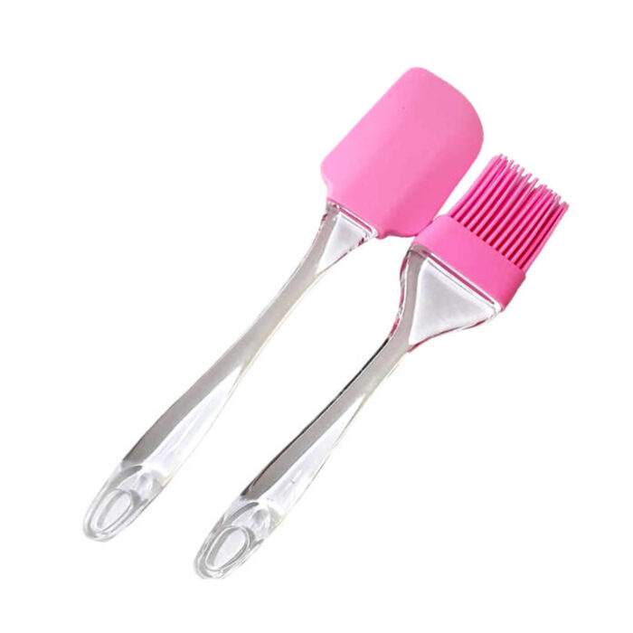 Crystal handle mascara and brush set ست لیسک و قلمو دسته کریستالی - تصویر 1