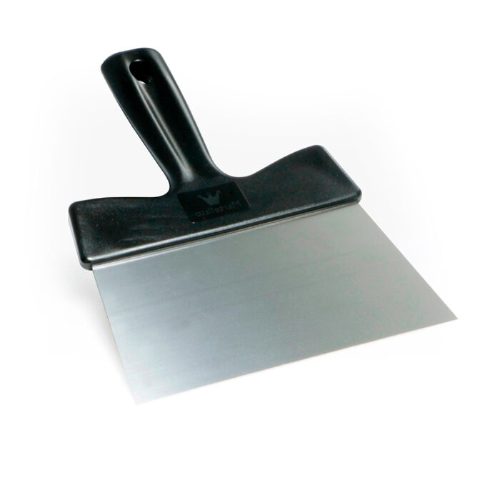 Long-handled black spatula for chocolate icing کاردک مشکی دسته بلند مخصوص شکلات طلقی - تصویر 1