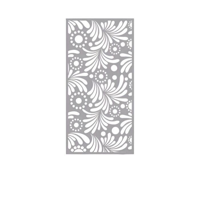Nesco Circle and Leaf Rectangular Stencil استنسیل مستطیل طرح دایره و برگ نسکو - تصویر 1