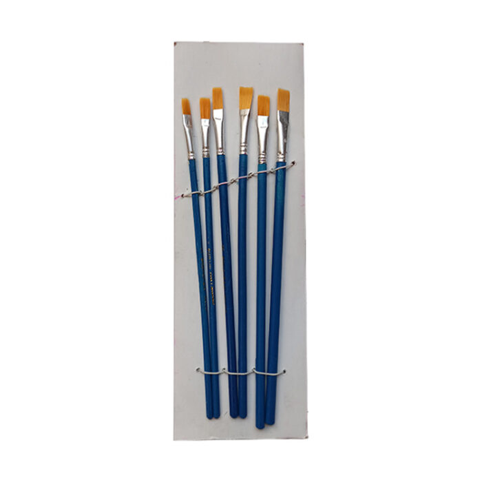 Set of 6 Chinese broad tip brushes ست قلمو 6 تایی نوک پهن چینی - تصویر 1