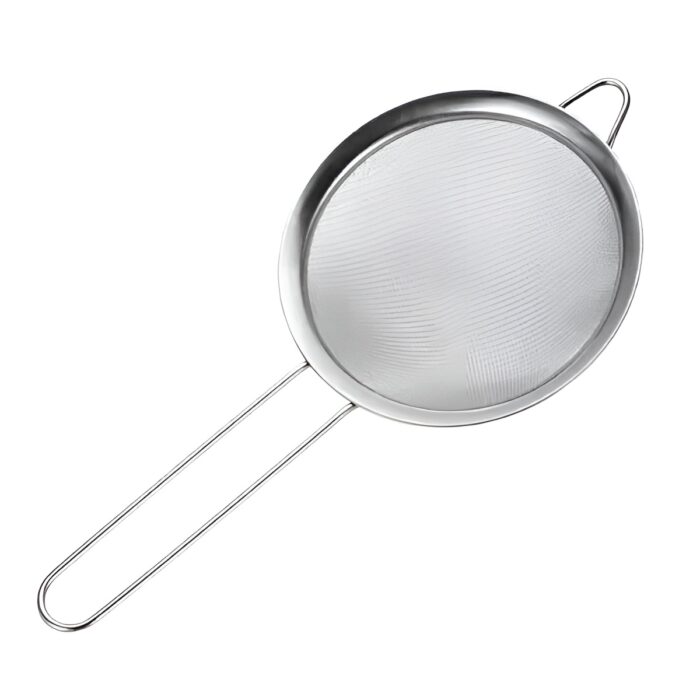 12 cm steel handle sieve الک دسته استیل 12 سانتی - تصویر 1