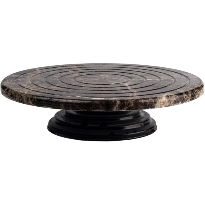 MDF turntable, diameter 35 cm, stone design گردان MDF قطر 35 سانت طرح سنگ - تصویر 1