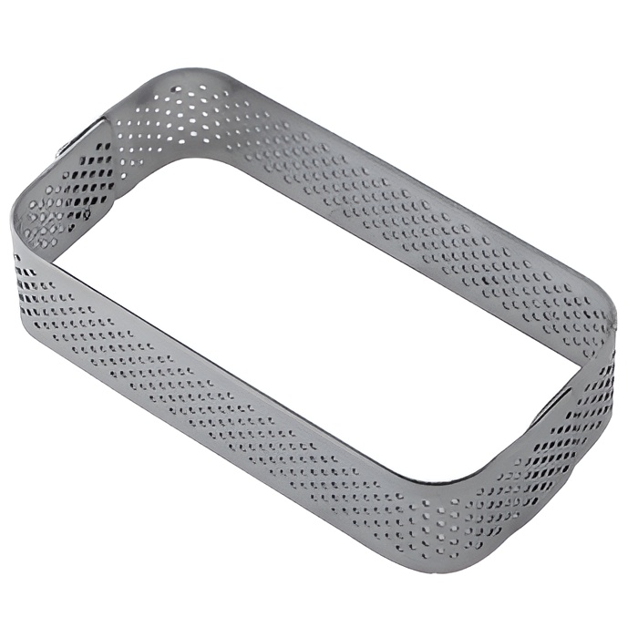Rectangular tart ring 6×10 height 2 رینگ تارت مستطیل 6*10 ارتفاع 2 - تصویر 1