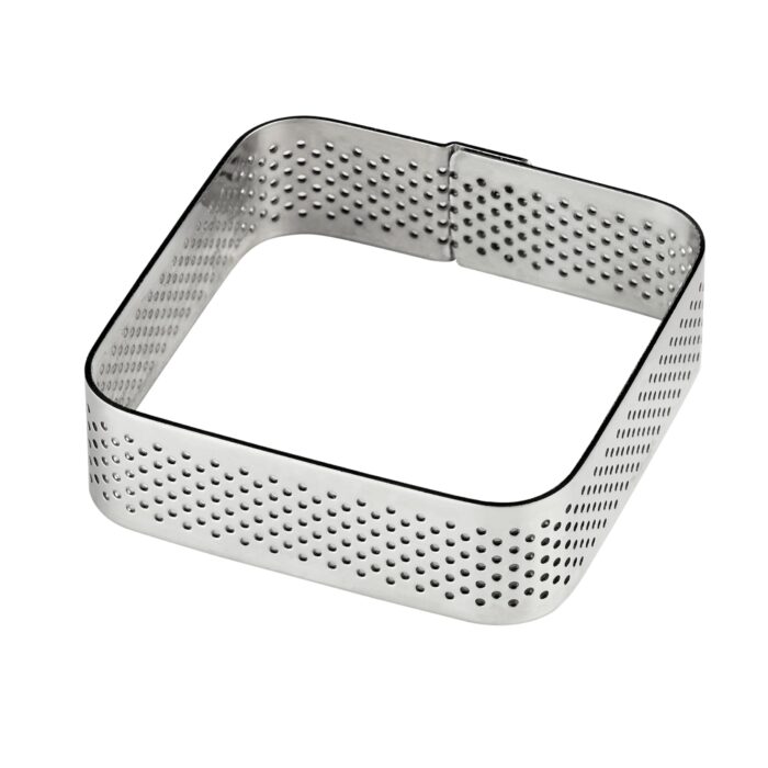 Square tart ring, side 7, height 2 رینگ تارت مربع ضلع 7 ارتفاع 2 - تصویر 1