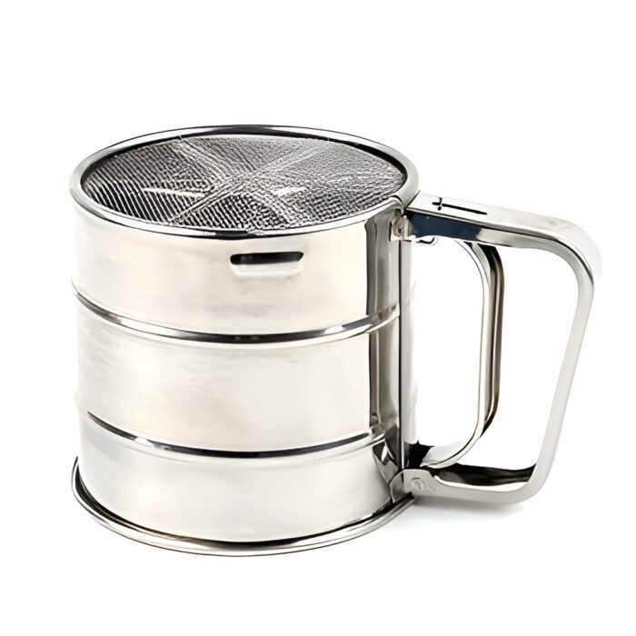 Steel rotating sieve, diameter 10, height 12.5 الک چرخان استیل قطر 10 ارتفاع 12/5 - تصویر 1