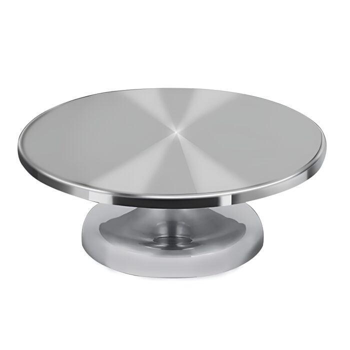 Steel swivel, diameter 31 cm, metal base گردان استیل قطر 31 سانت پایه فلزی - تصویر 1